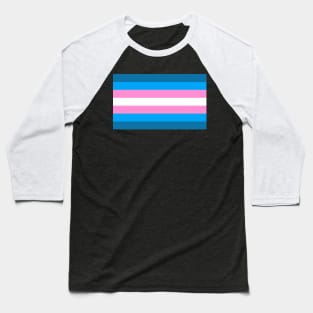 Custom-Colored Transgender Pride Flag Baseball T-Shirt